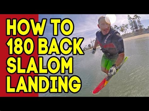 How To Land Backwards On A Slalom Water Ski Tick Tock Waterski Lesson