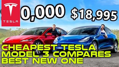 How The Cheapest Tesla Model 3 Compares To The Best New One YouTube