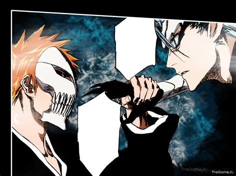 Wallpaper Bleach Ichigo Vs Grimmjow