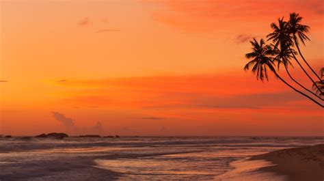 Wallpaper Landscape Sunset Sea Shore Sand Sky Beach Sunrise