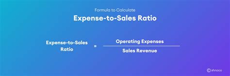 What Is Expense To Sales Ratio Formula And Ways To Improve Expense