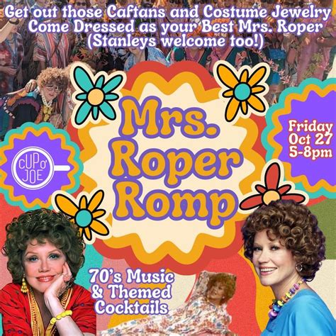 Mrs Roper Romp In 2024 Roper Romp Bunco Party