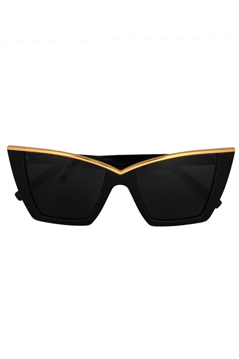 Retro Cat Eye Sunglasses Black Marissa Collections