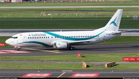 TC TLE Tailwind Airlines Boeing 737 4Q8 Photo By Jonas Effgen ID