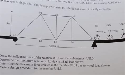 Solved Section Based On AISC LRFD Code Using A992 Steel Chegg