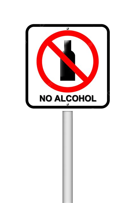 No Hay Señales De Alcohol Aisladas Png Dibujos Objeto Icono