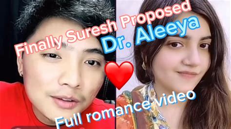 Finally Suresh Proposed To Dr Aleeya Ll Tiktok Live Videos Suresh