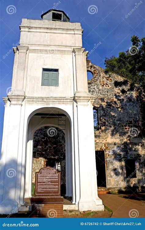 Ruins of St. Paul s Church stock photo. Image of heritage - 6726742