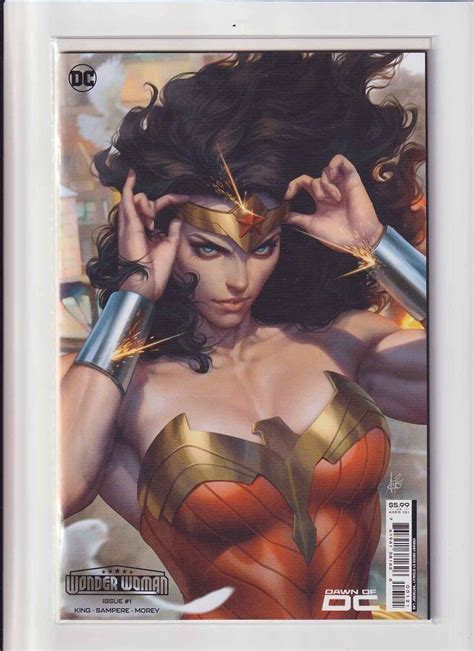 Wonder Woman 1 2023 Stanley Artgerm Lau Card Stock Variant 1st