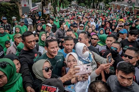 Sandiaga Uno Kampanye Di Sulsel Tampil Dihadapan Ribuan Kader Dan