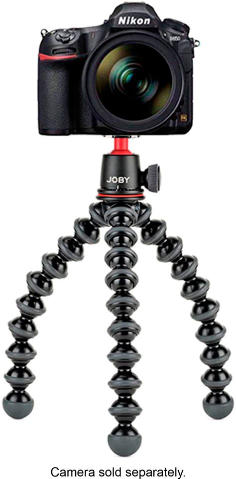 Best Buy Joby Gorillapod K Smart Vlogging Tripod Black Red Charcoal