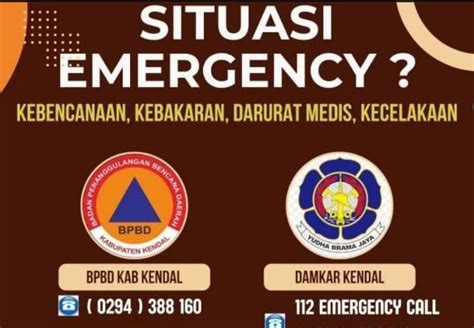 HUBUNGI NOMOR INI JIKA TERJADI SITUASI DARURAT EMERGENCY