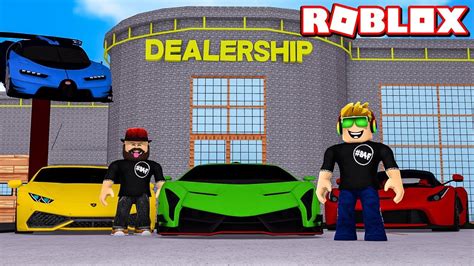 My Own Super Cars Dealership In Roblox Vehicle Tycoon Youtube