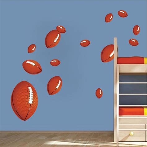 Football Wall Decal - Sports Wall Decal Murals - Primedecals Football Wall Murals, Sports Wall ...