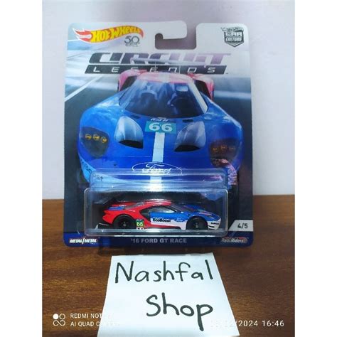 Hot Wheels Premium Ford GT Race Circuit Legends Series Car Culture HW Premium Shopee