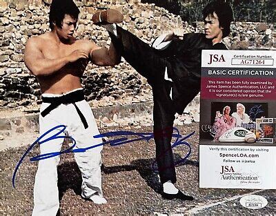 Bolo Yeung Enter The Dragon Signed In Person X W Jsa Coa Ebay