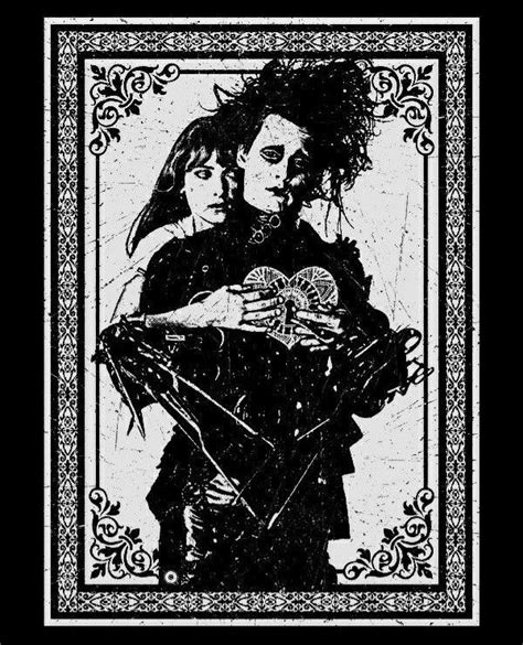 Edward Scissorhands 1990 Vintage Poster Art Poster Prints Tim Burton Art