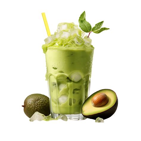 Closeup Shot Of An Avocado Drink Juice And Smoothie Perfect For Drink