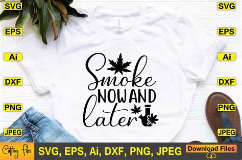 Smoke Now And Later Svg Design Illustration Par Artstore Creative