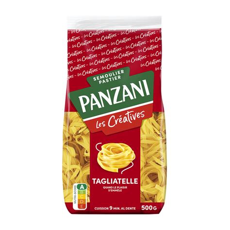 Pâtes tagliatelle Les Créatives PANZANI le paquet de 500g à Prix