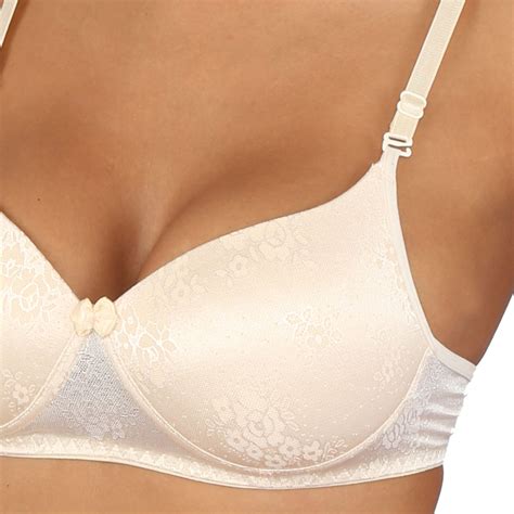 Buy Bralux Women S Trishna Lace Padded B Cup Bra Nude Online