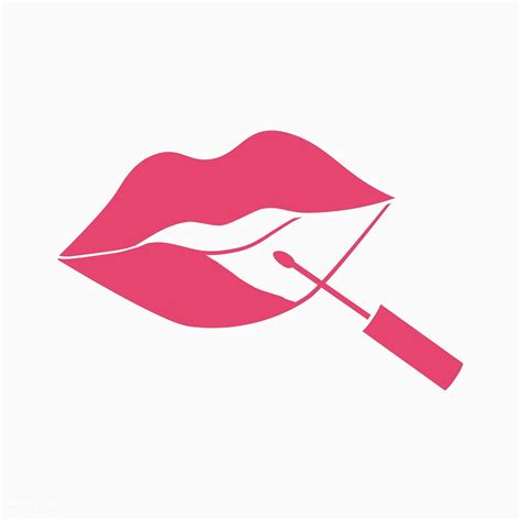 Makeup Artist Logo Makeup Logo Bright Lipstick Liquid Lipstick