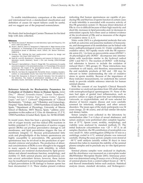 Pdf Reference Intervals For Biochemistry Parameters For Evaluation Of