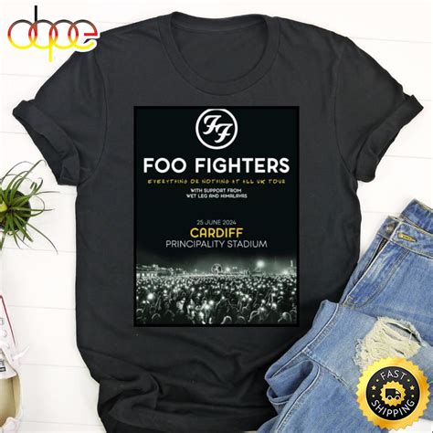 Foo Fighters Everything Or Nothing At All 2024 Uk Tour Cardiff Principality Stadium 25 June