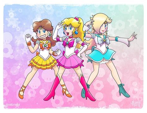 Sailor Princesses | Crossover | Super mario art, Sailor princess, Mario