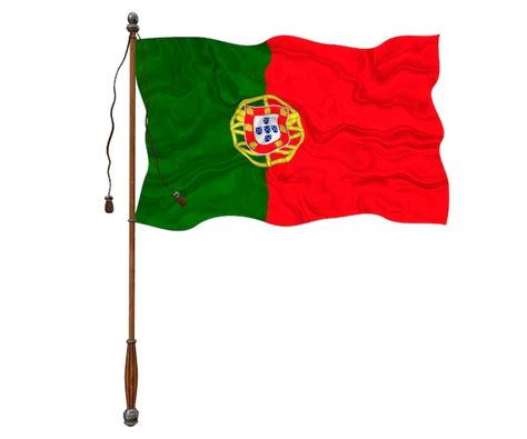 Premium Photo National Flag Of Portugal Background With Flag Of Portugal