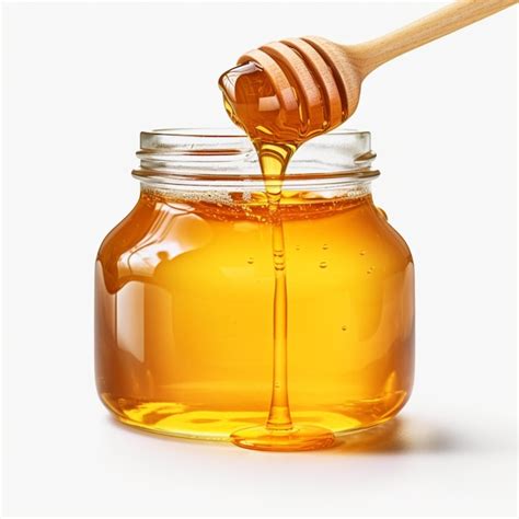 premium photo honey   bottle honey drops    bottle