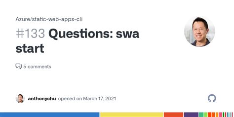 Questions Swa Start Issue 133 Azure Static Web Apps Cli GitHub