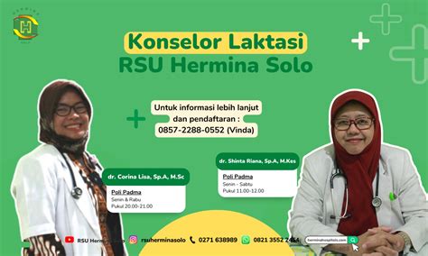 Hermina Hospitals Lactation Counselor At RSU Hermina Solo