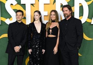 Rami Malek Andrea Riseborough Margot Robbie And Christian Bale At The