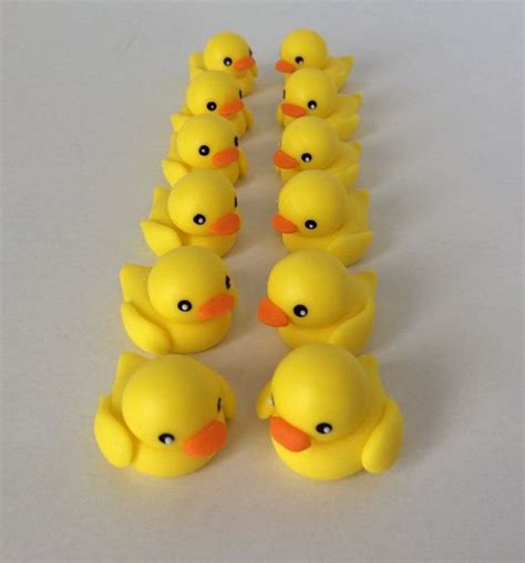 Fondant Rubber Ducks Edible Rubber Duck Fondant Duck Yellow Duck