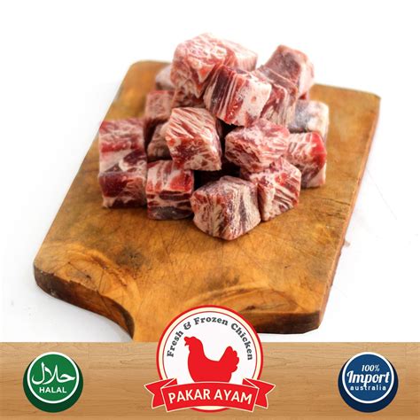 Jual Daging Sapi Saikoro Beef Wagyu Cube Kemasan 500gr Premium Quality