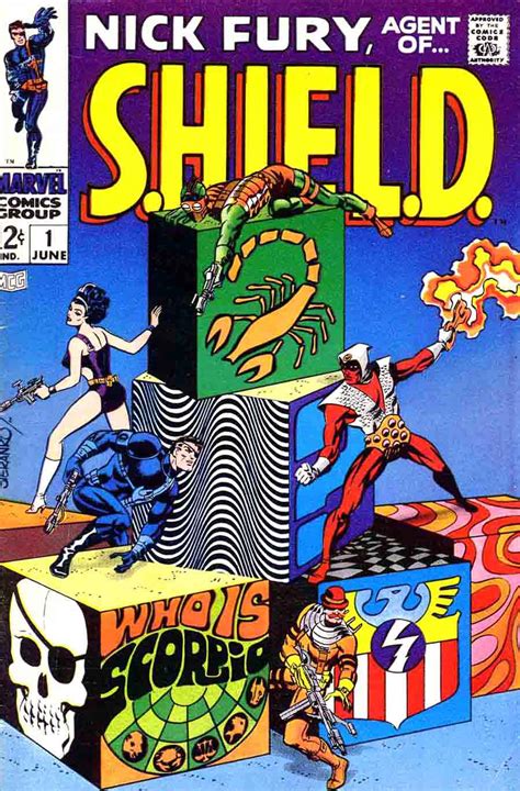 Nick Fury Agent Of Shield Jim Steranko Art Cover St Issue