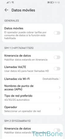 Huawei Configurar Los Datos M Viles Techbone