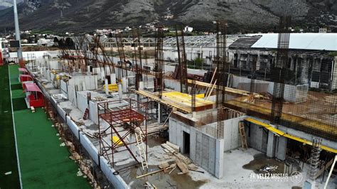 Intenzivirani radovi na izgradnji tribine Stadion Veleža će