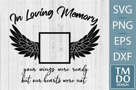 In Loving Memory Svg Memorial Svg Rip Grafik Von Tmdodesign