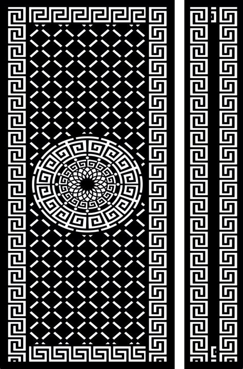 Free Dxf Files Cnc Fire Pit Gallery Greek Pattern Cnc Cutting Design