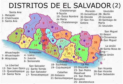 El Salvador: DIVISIÓN POLITICA