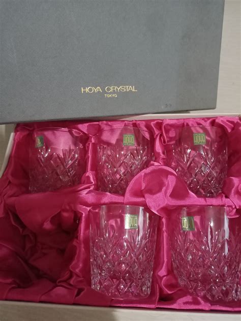 Hoya Crystal Whisky Glass Food And Drinks Beverages On Carousell