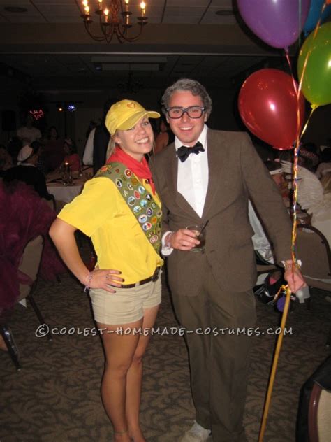 Coolest Up Carl Fredricksen And Russell Couple Costume