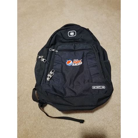 Vintage Ogio Air Flow System Laptop Backpack Pepsi Max Racing Logo