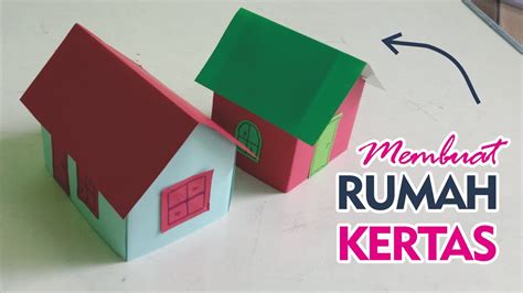 Kertas Origami Melipat Bentuk Rumah Seni Kertas Yang Menyenangkan