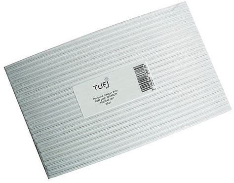 Tufi Profi Premium Semicircle Nail File 240 180 White Makeup Ie