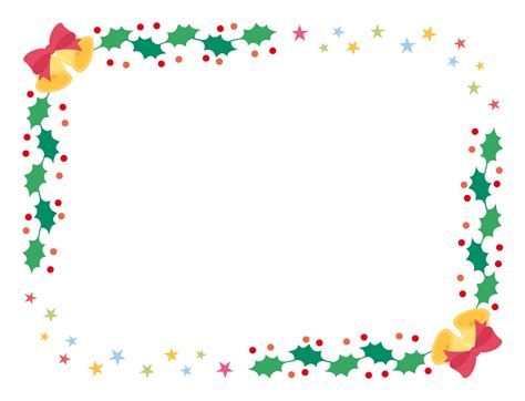 Christmas Frame Cliparts Festive Borders For Holiday Creativity