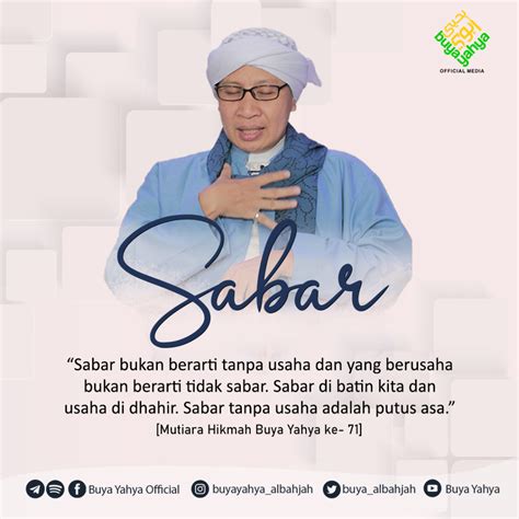 Mutiara Hikmah Buya Yahya Ke 71 Buya Yahya