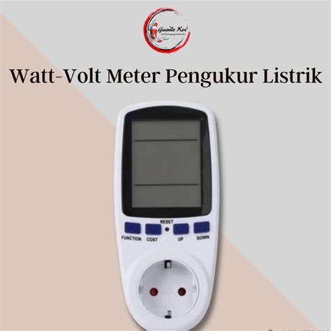 Jual Watt Meter Volt Meter Pengukur Listrik Kwh Digital Ampere